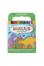 Ooly Ooly - Carry Along Coloring Book Set - Dinoland