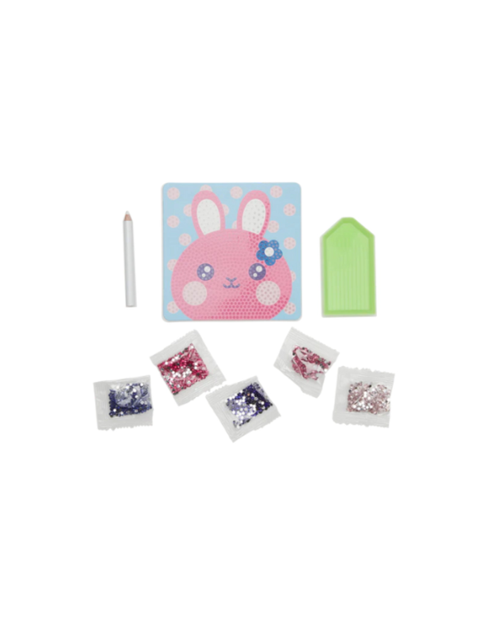 Ooly Ooly - Razzle Dazzle DIY Gem Art Kit - Bouncy Bunny