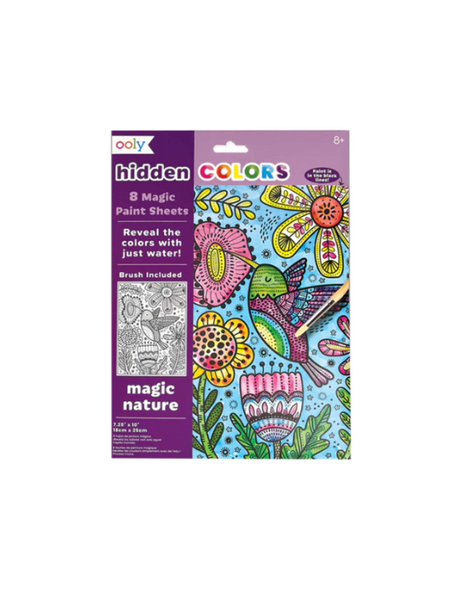 Ooly Ooly - Hidden Colors Magic Paint Sheets - Magic Nature