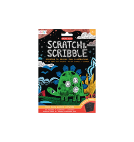 Ooly Dinosaur Days Scratch and Scribble Mini Scratch Art Kit