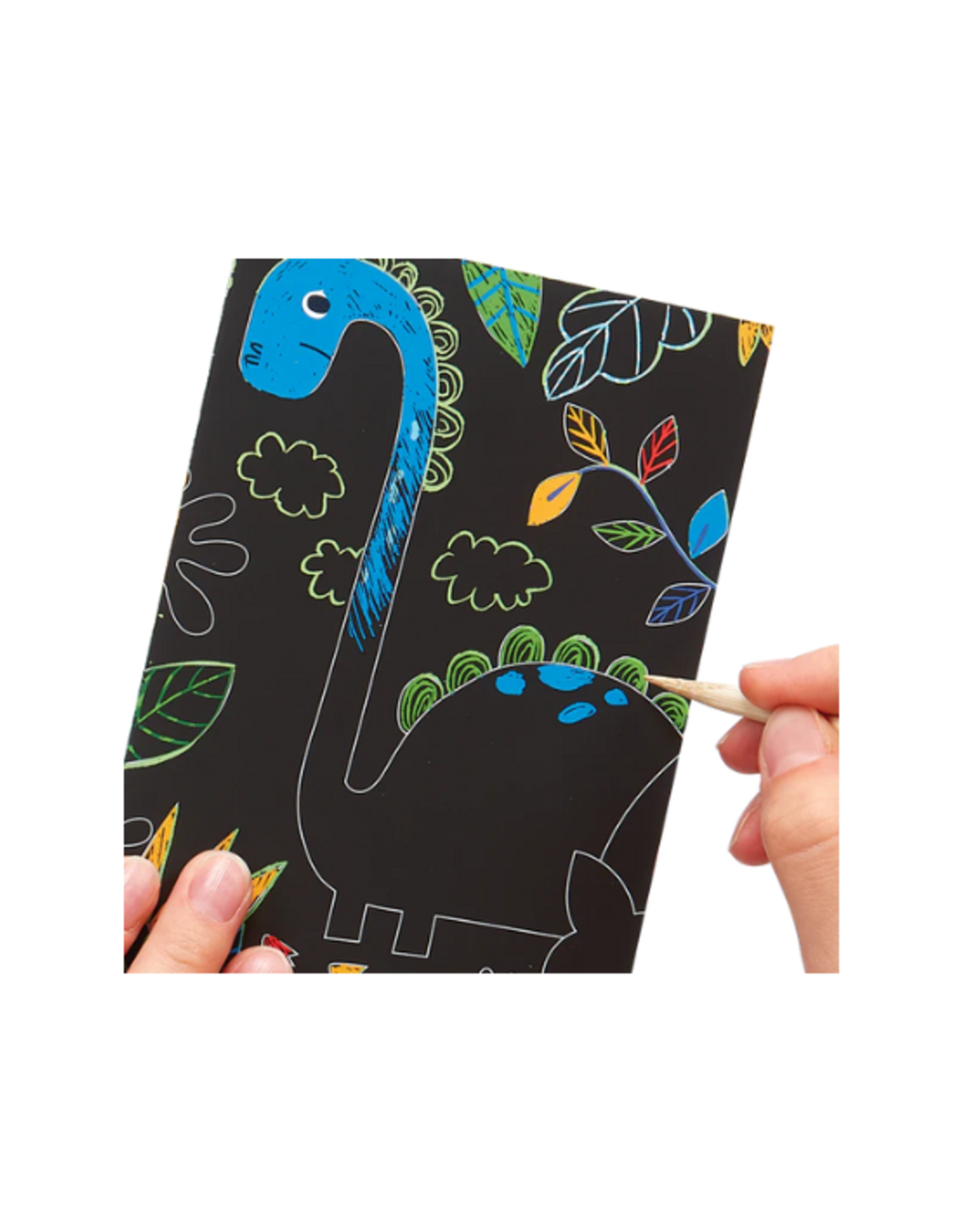 Ooly Ooly - Dinosaur Days Scratch and Scribble Mini Scratch Art Kit