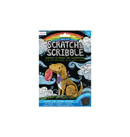 Ooly Playful Pups Scratch and Scribble Mini Scratch Art Kit