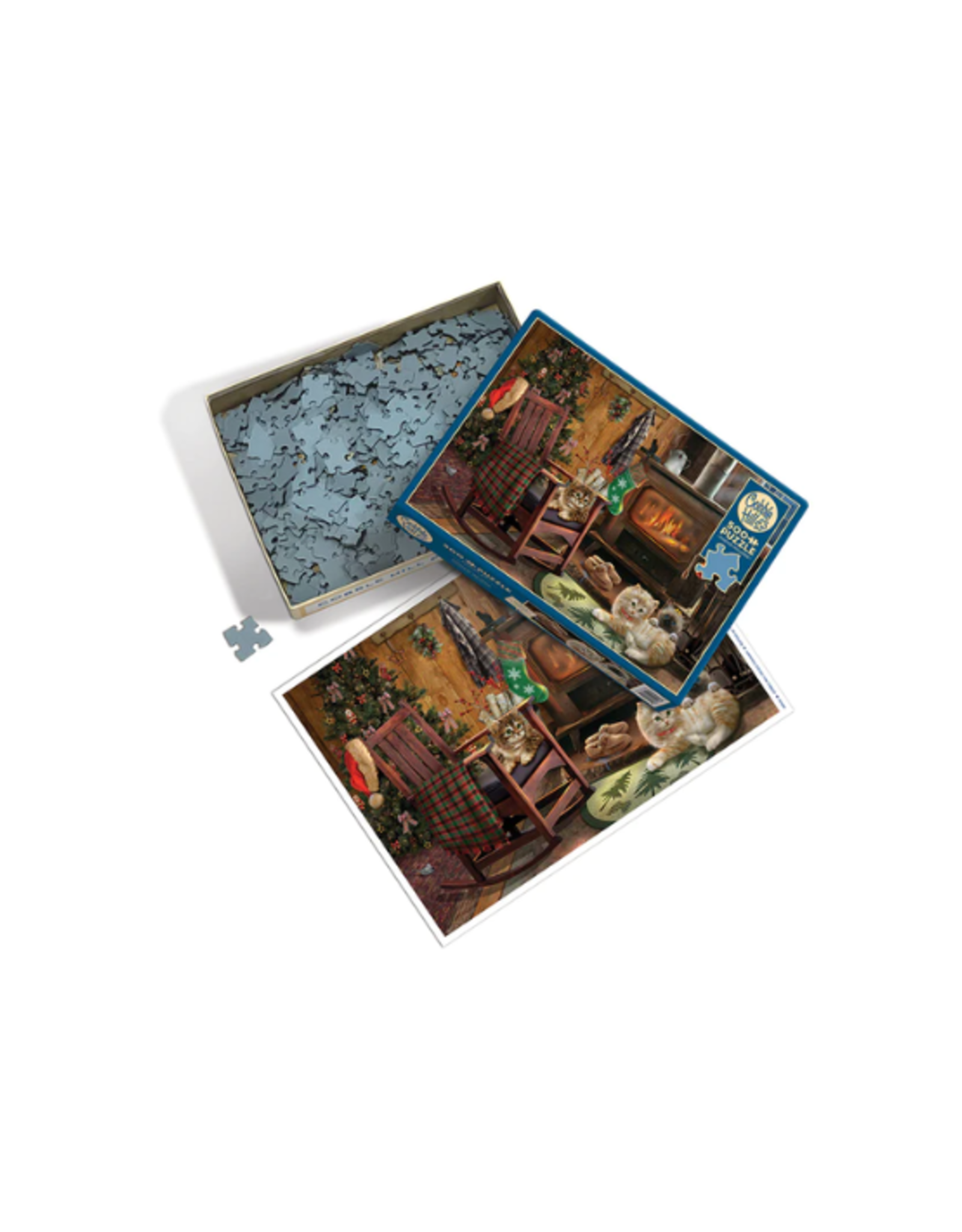 Cobble Hill Cobble Hill - 500pcs - Kittens by the Stove