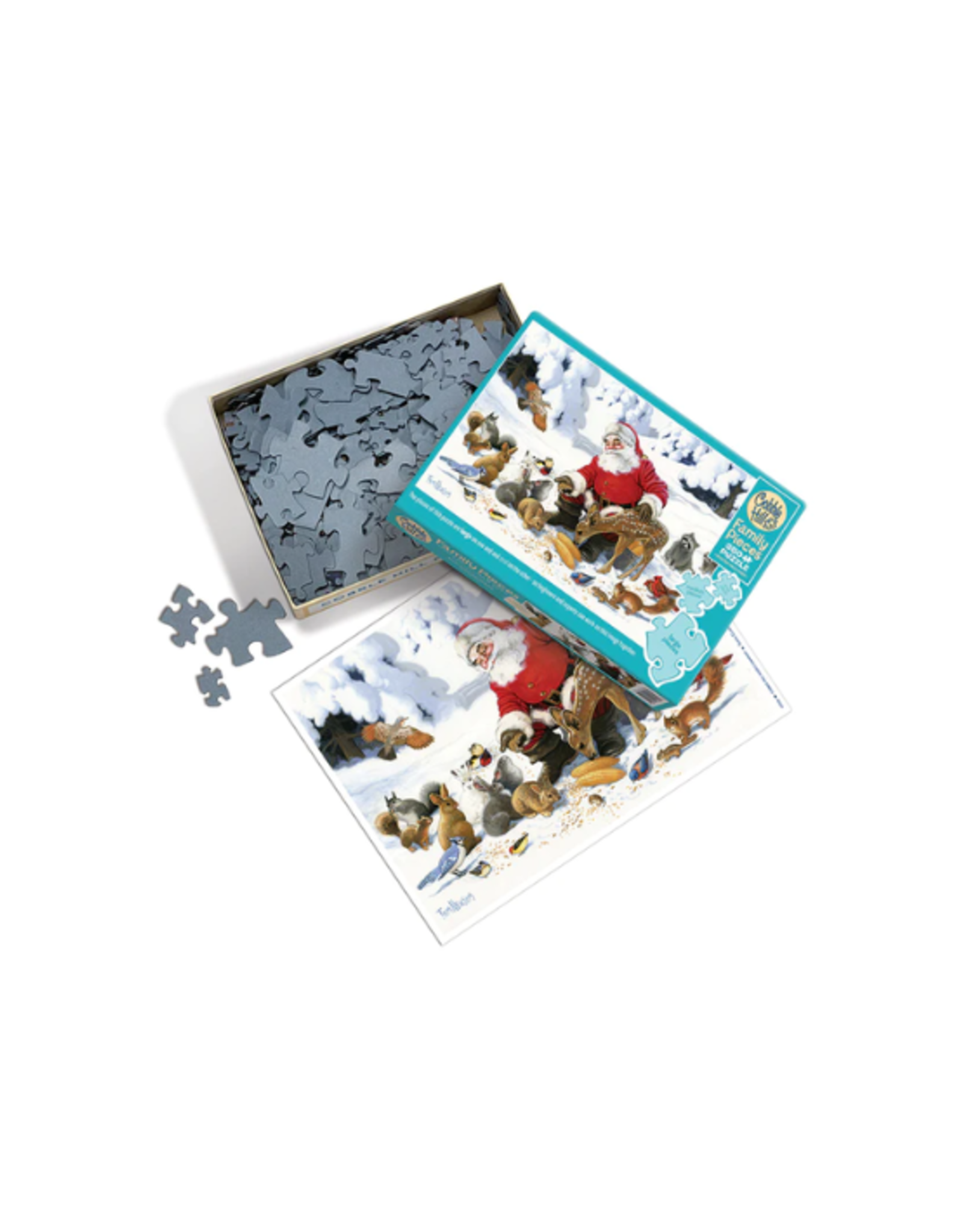Cobble Hill Cobble Hill - 350pcs - Family Pieces - Santa Claus and Friends