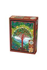 Cobble Hill Cobble Hill - 275pcs - Easy Handling - Tree of Life Stained Glass