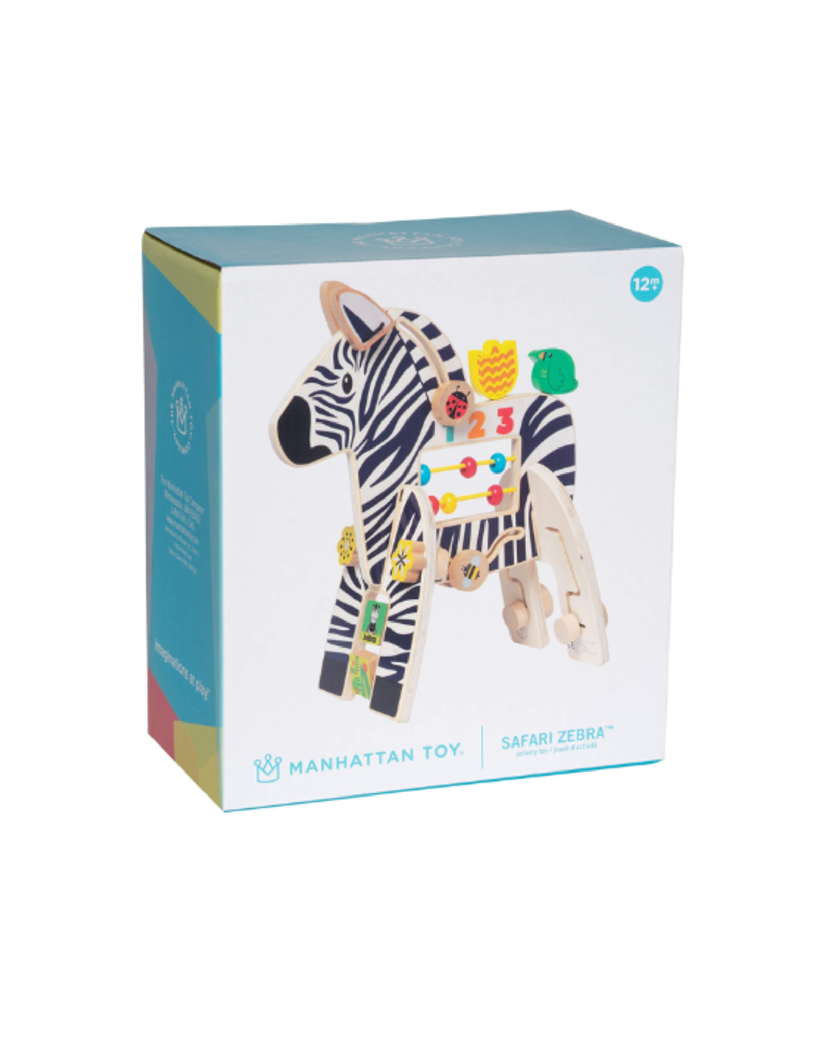 Manhattan Toy Co Safari Zebra Activity Center ToymastersMB.ca