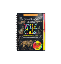 Peter Pauper Press Wild Cats Scratch and Sketch