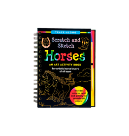 Peter Pauper Press Horses Scratch and Sketch
