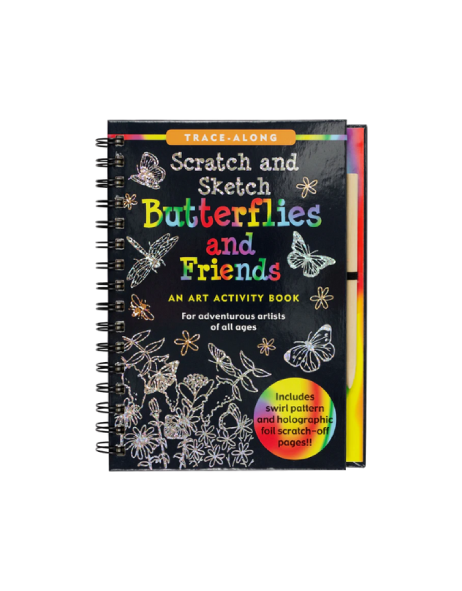 Peter Pauper Press Peter Pauper Press - Butterflies and Friends Scratch and Sketch