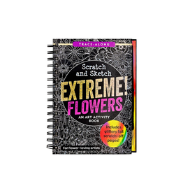 Peter Pauper Press Extreme! Flowers Scratch and Sketch