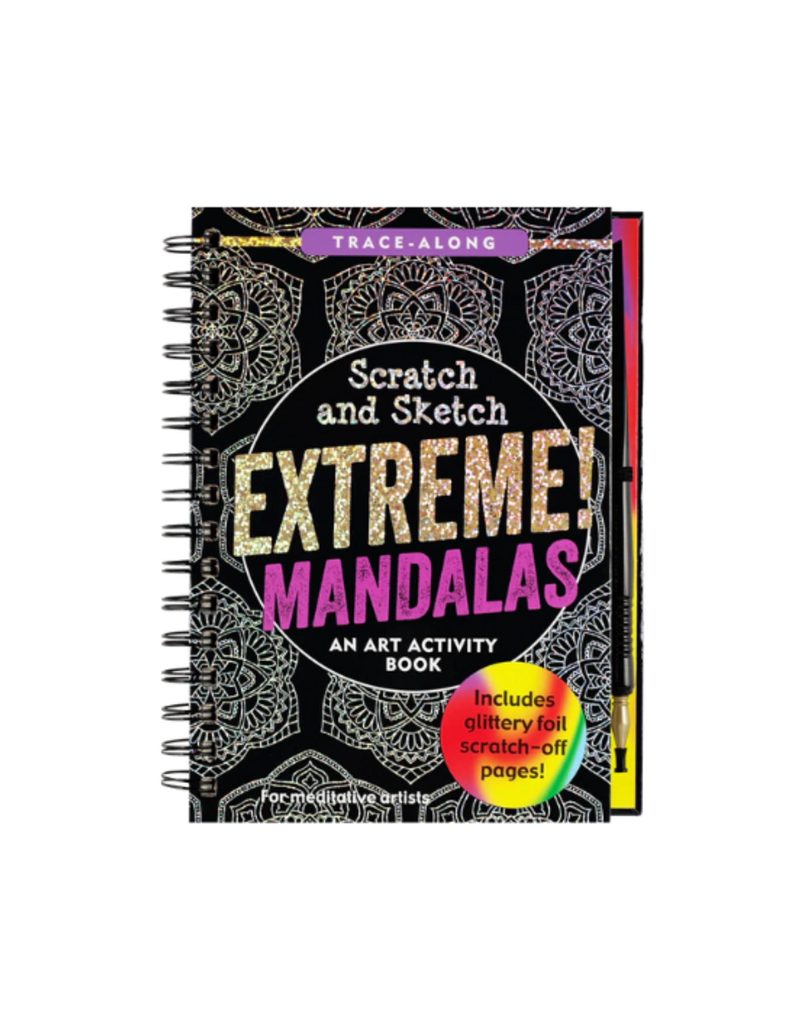 Peter Pauper Press Peter Pauper Press - Extreme! Mandalas Scratch and Sketch