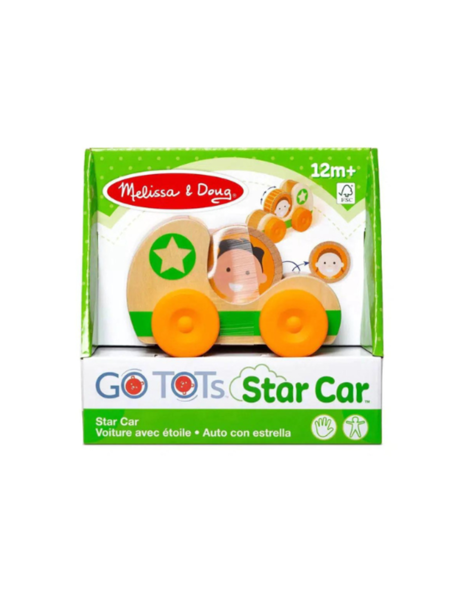 Melissa & Doug Melissa & Doug - Go Tots Star Car (Orange)