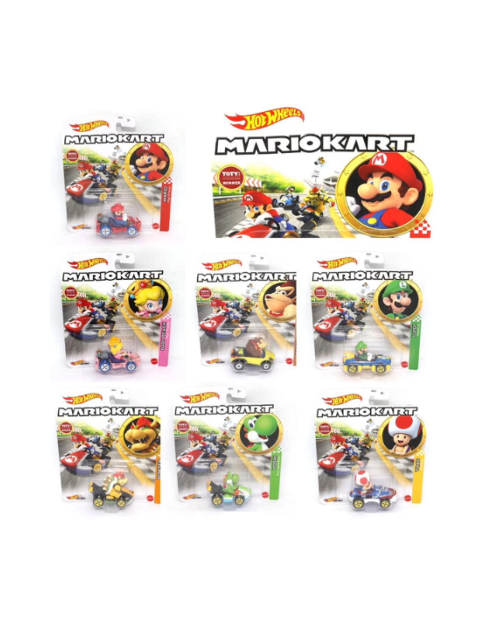 Mattel Mattel - Hot Wheels - Mario Kart 1:64 Diecast Assorted