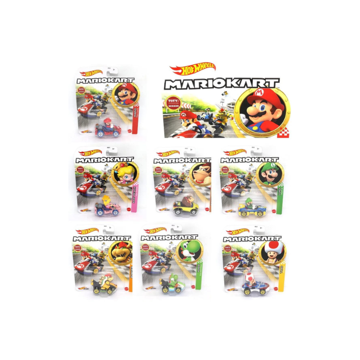 Mattel Hot Wheels Mario Kart 1:64 Diecast Assorted