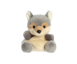 Aurora - Mini Gray Palm Pals - 5 Lucian Wolf - Adorable Stuffed Animal 