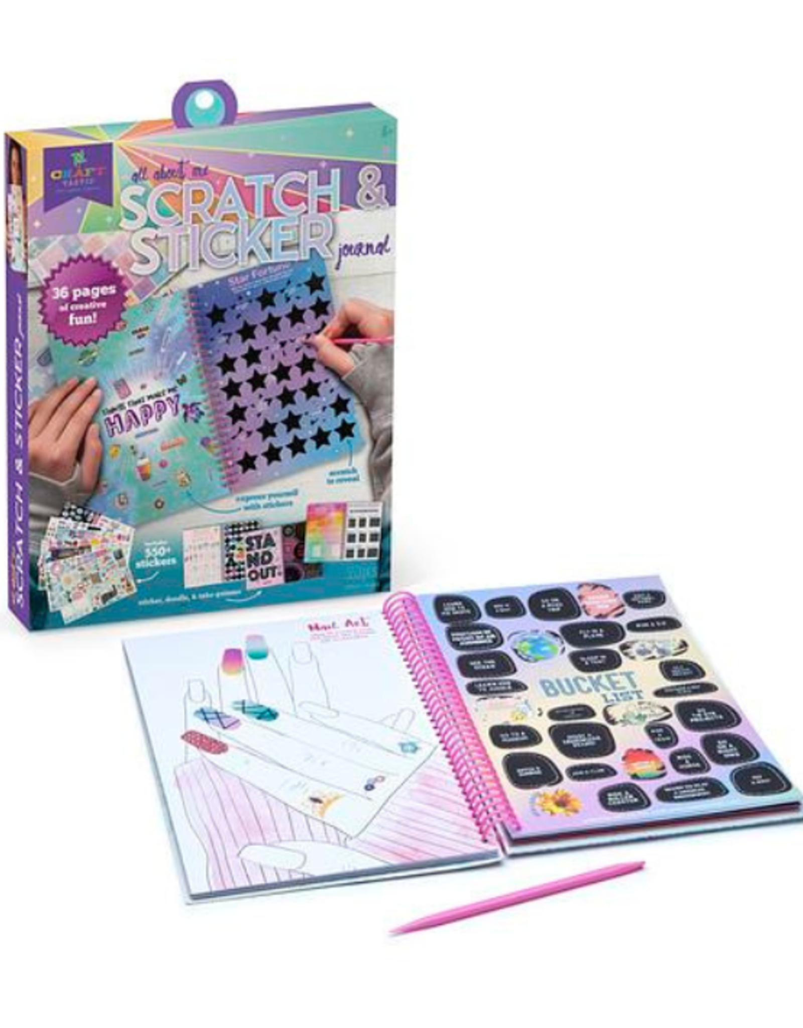 Play Monster Craft Tastic - Scratch & Sticker Journal