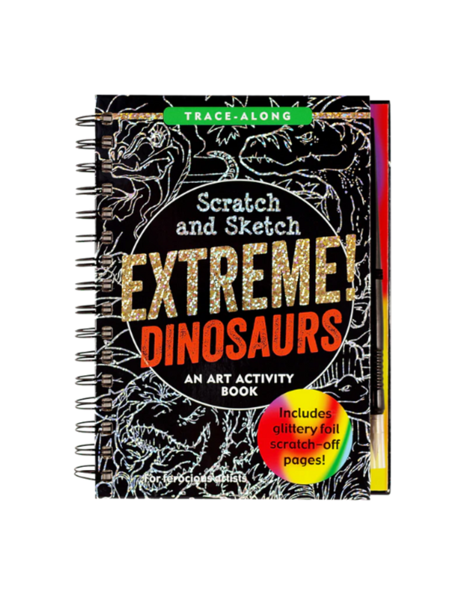 Peter Pauper Press Peter Pauper Press - Extreme! Dinosaurs Scratch and Sketch
