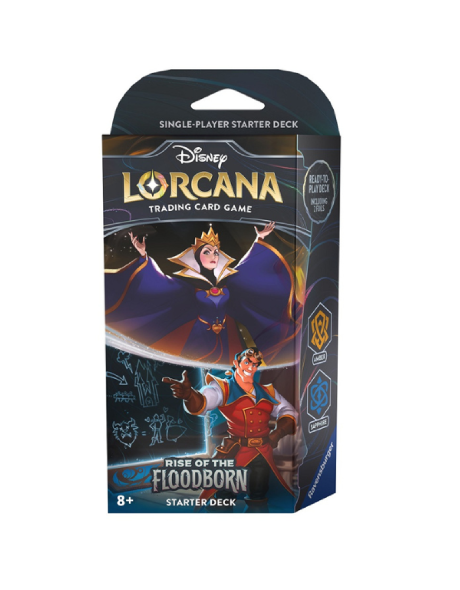 Ravensburger Disney Lorcana - Rise of the Floodborn Starter (The Queen and Gaston)