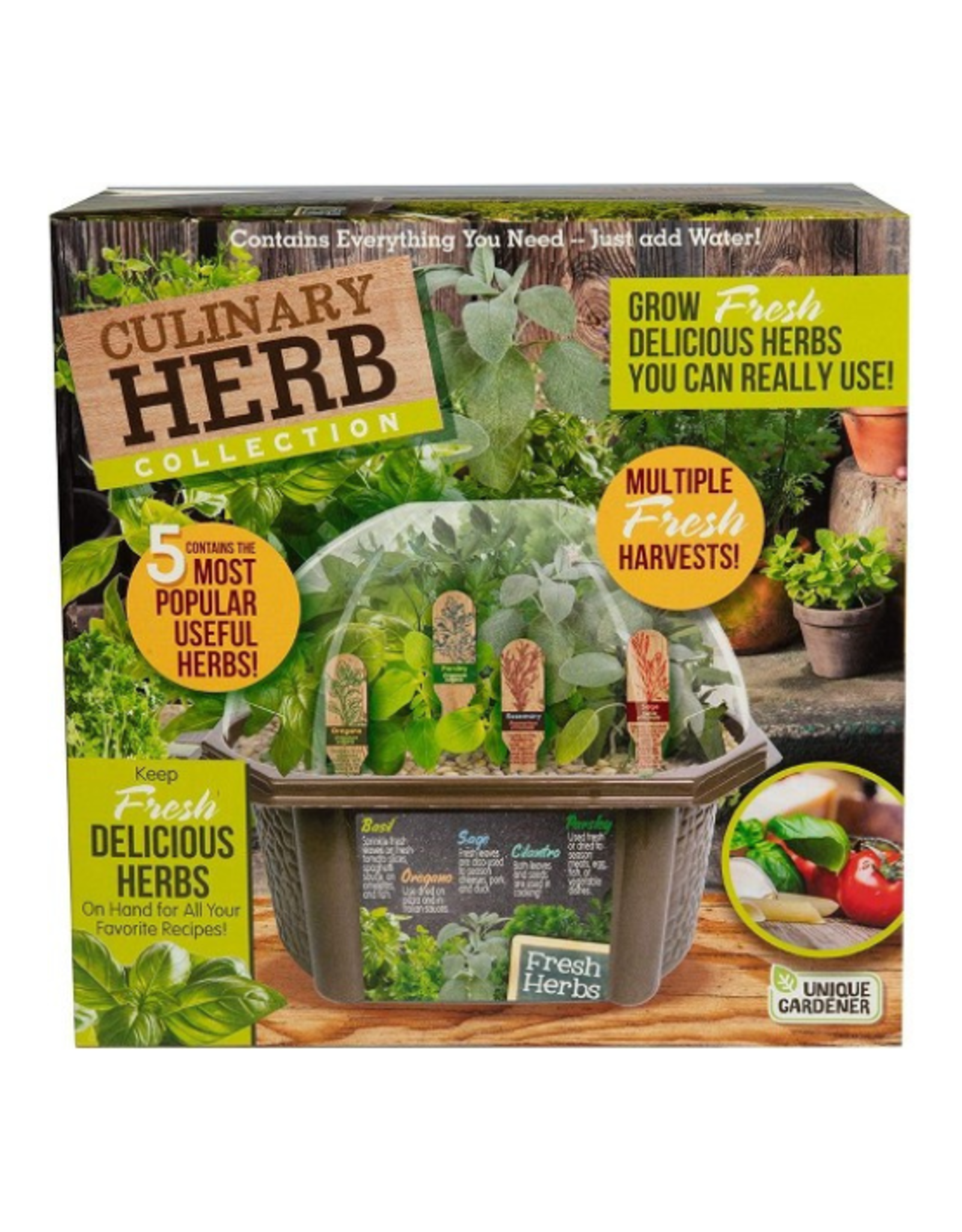 Unique Gardener Culinary Herb Collection Biosphere