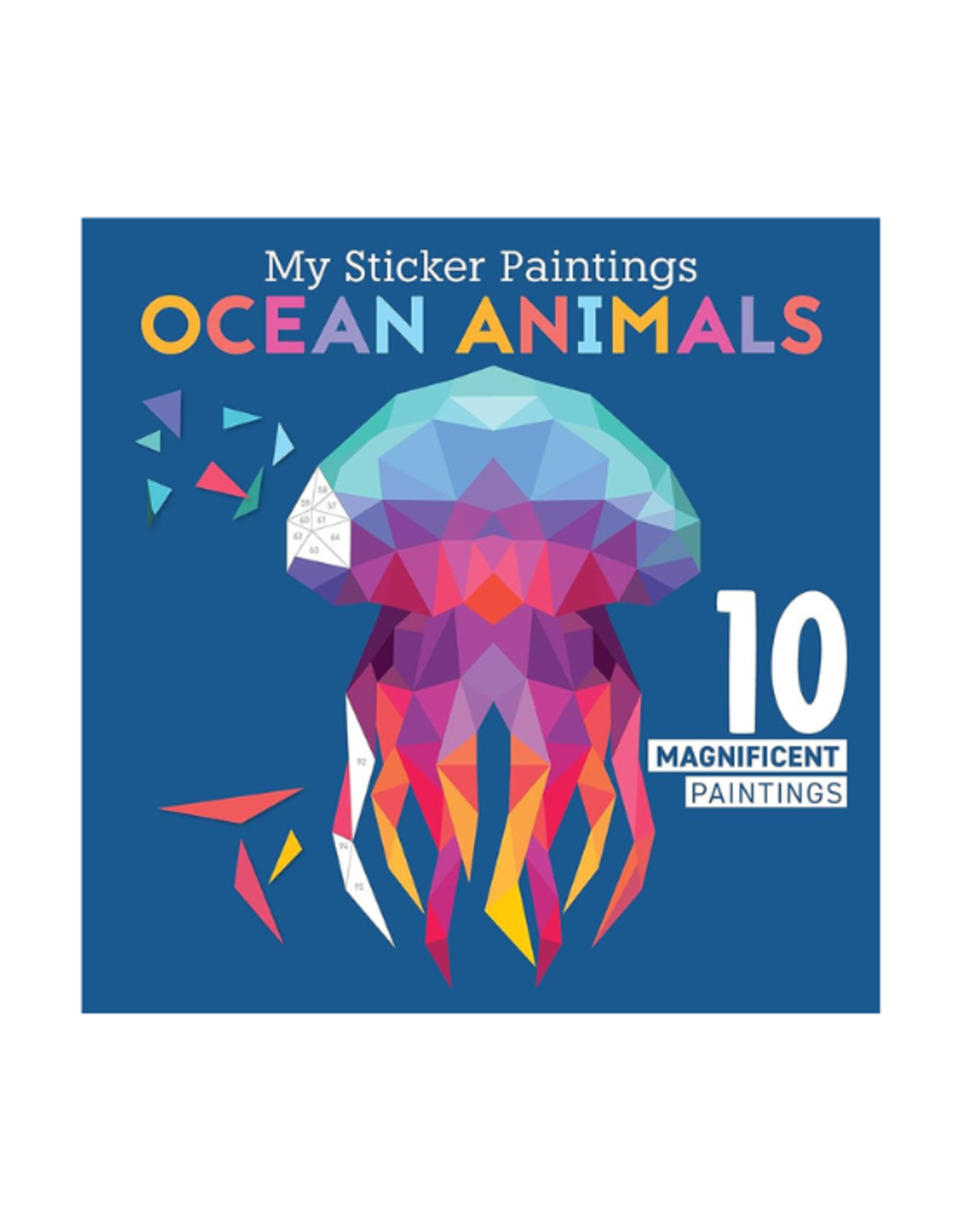 Happy Fox Books My Sticker Paintings Ocean Animals