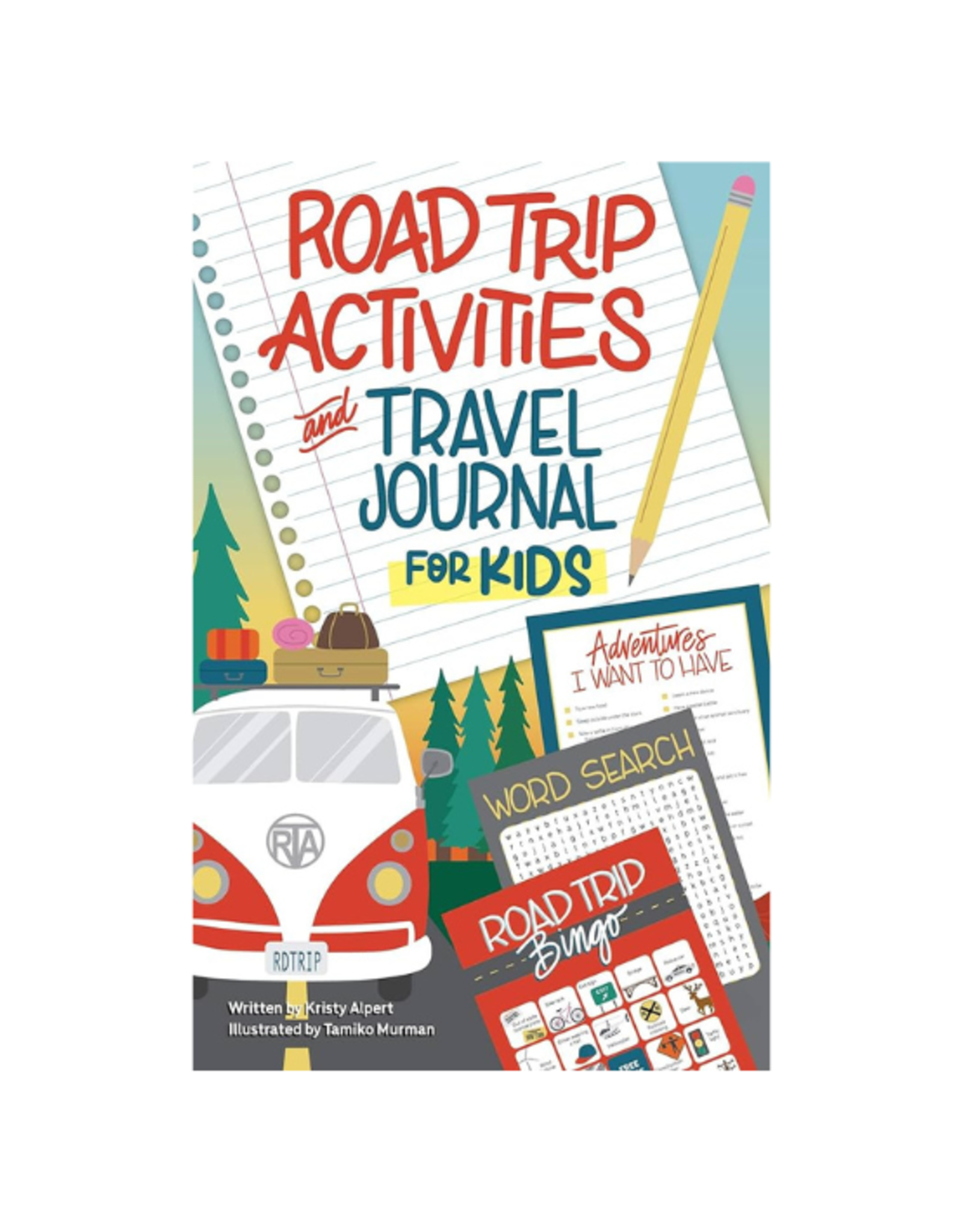 Happy Fox Books Road Trip Activities and Travel Journal for Kids