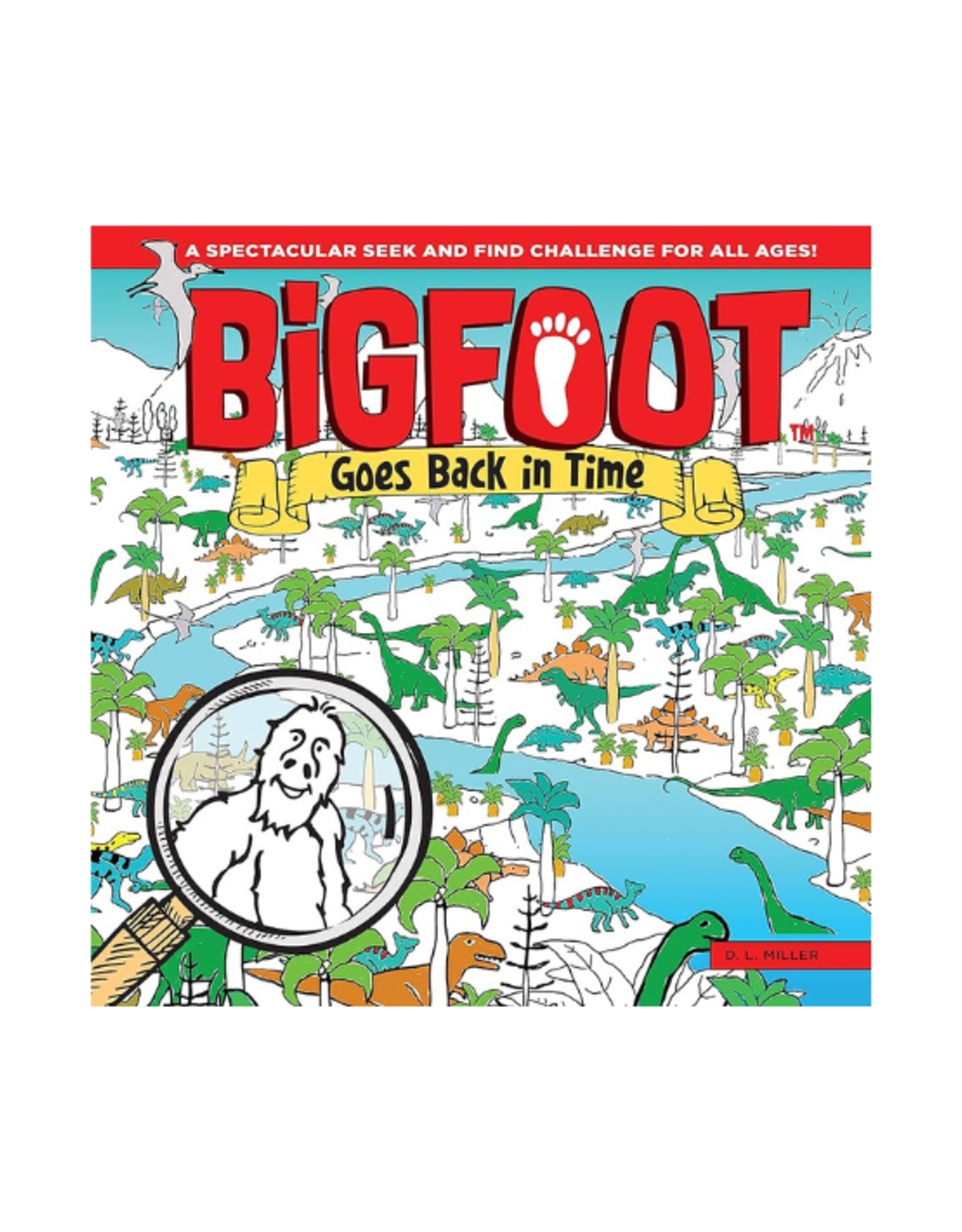 Happy Fox Books Book - Big Foot Goes Back in Time