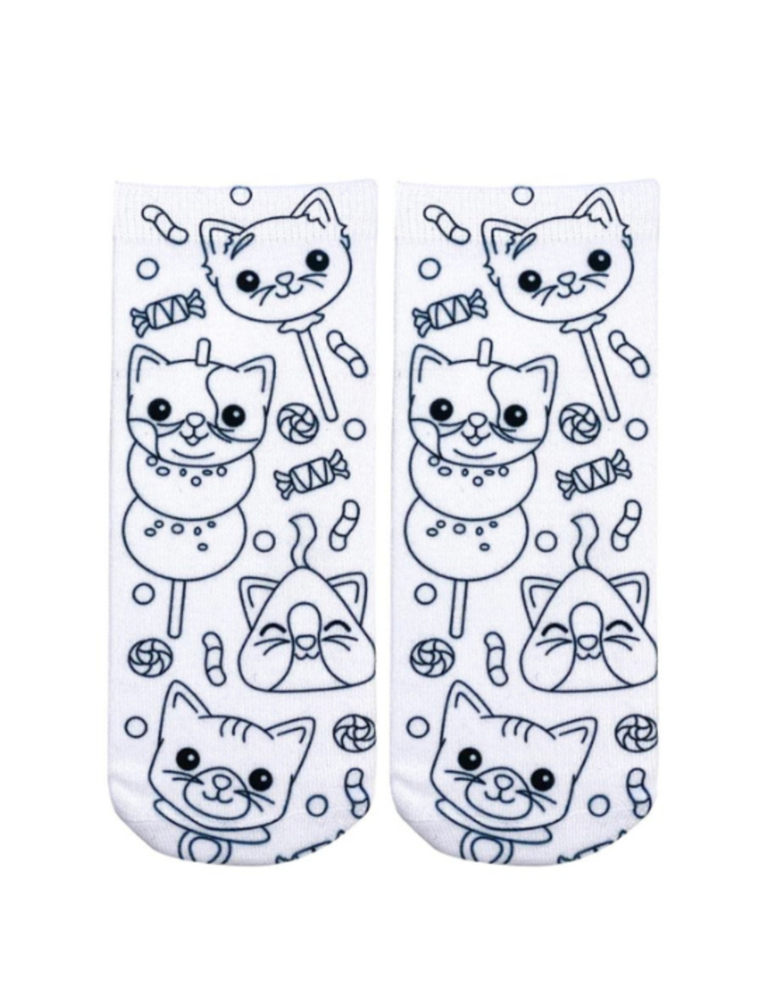 Living Royal - Coloring Socks - Candy Cat