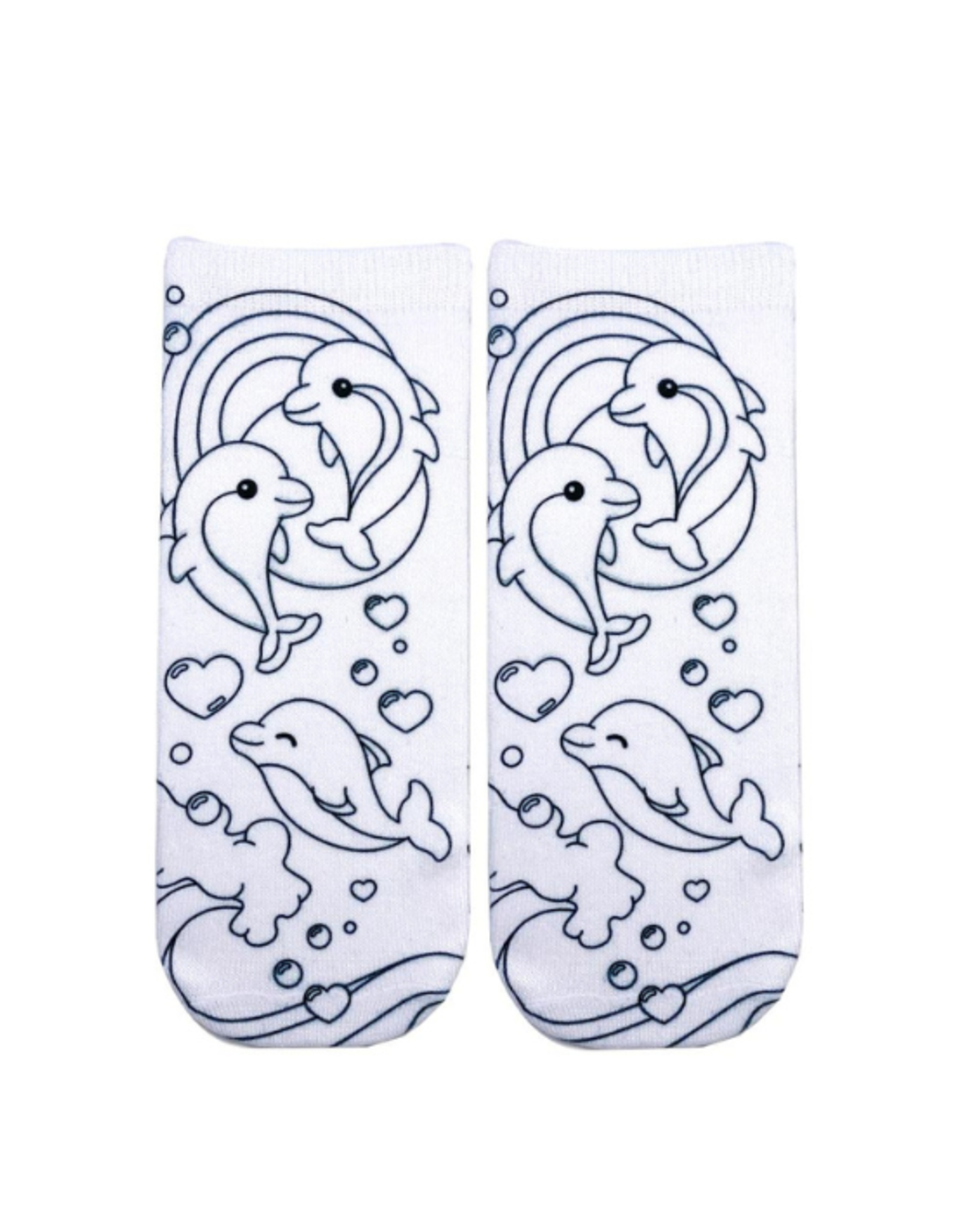 Living Royal Living Royal - Coloring Socks - Dolphin Love