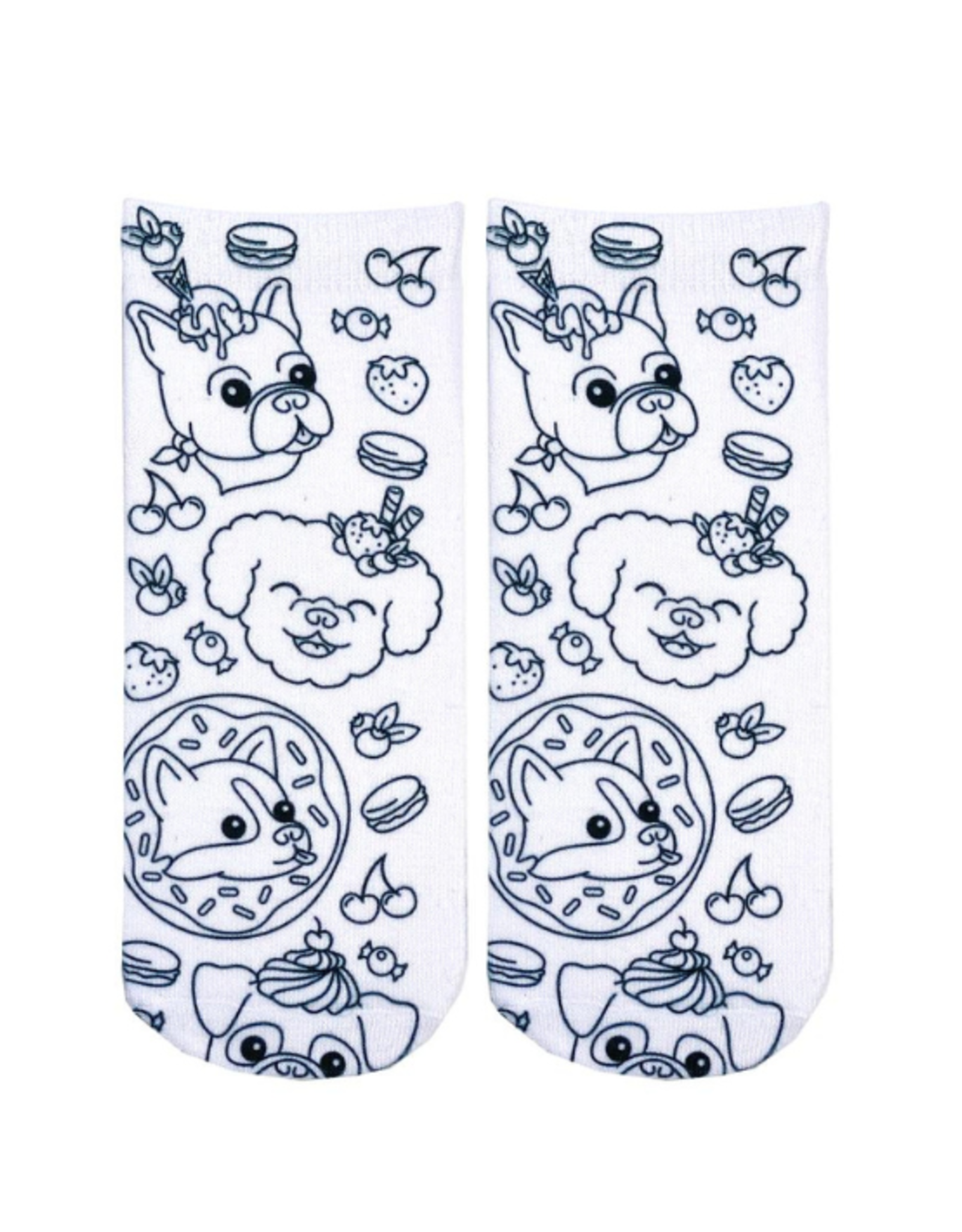 Living Royal Living Royal - Coloring Socks - Sweet Dog