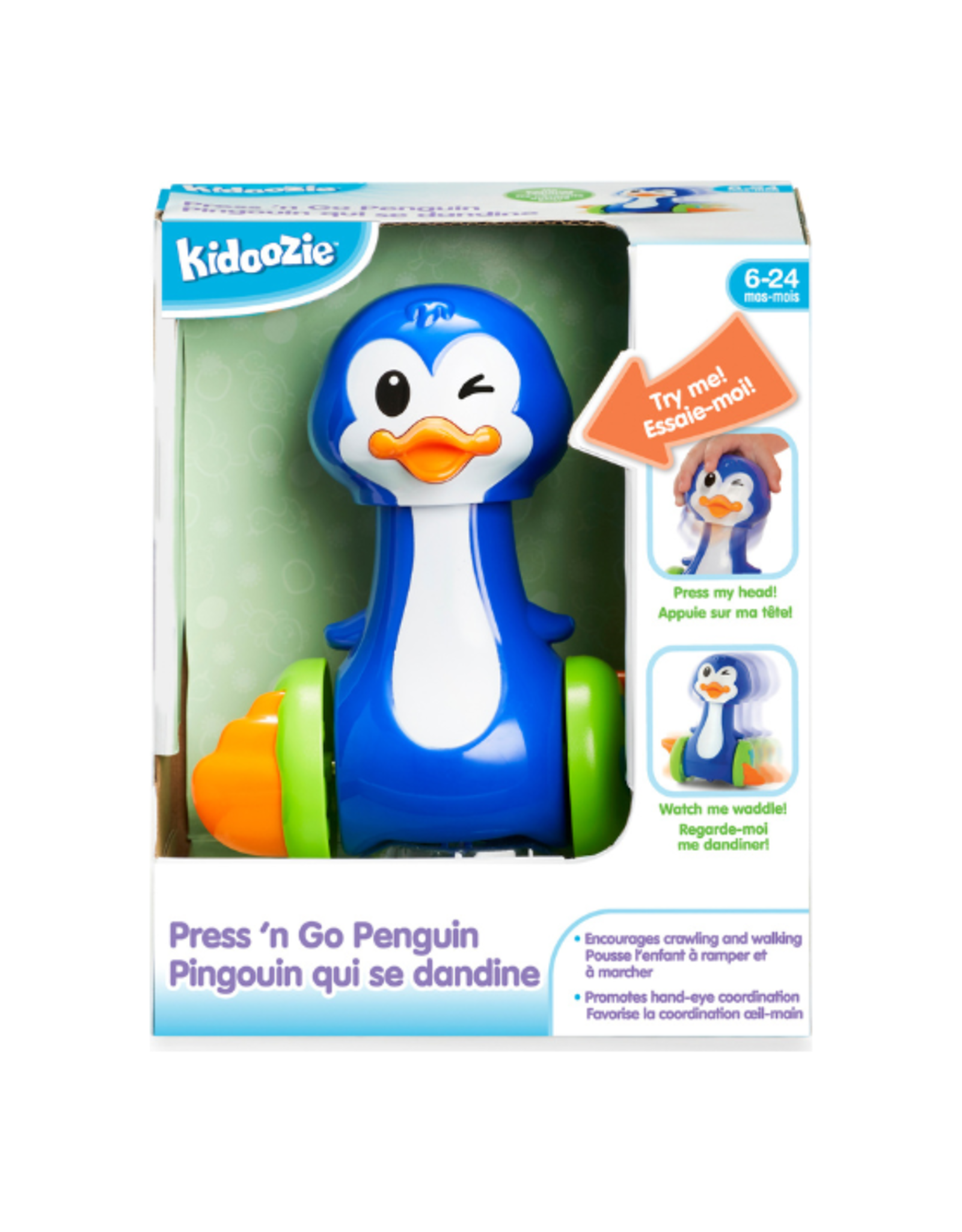 Kidoozie Kidoozie - Press n Go Penguin