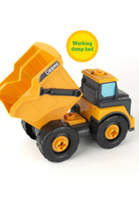 Tomy Tomy - John Deere Build-A-Buddy Yellow Dump Truck 2-in-1 Toy with Toy Drill