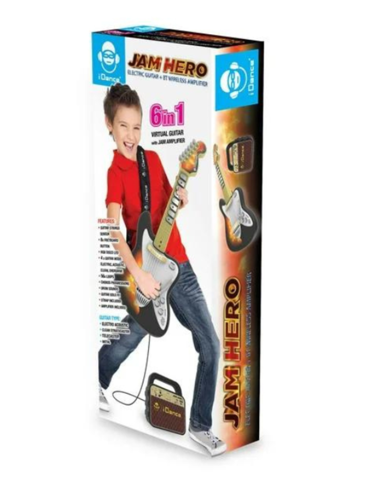 iDance - Jam Hero Guitar with Mini Amplifier