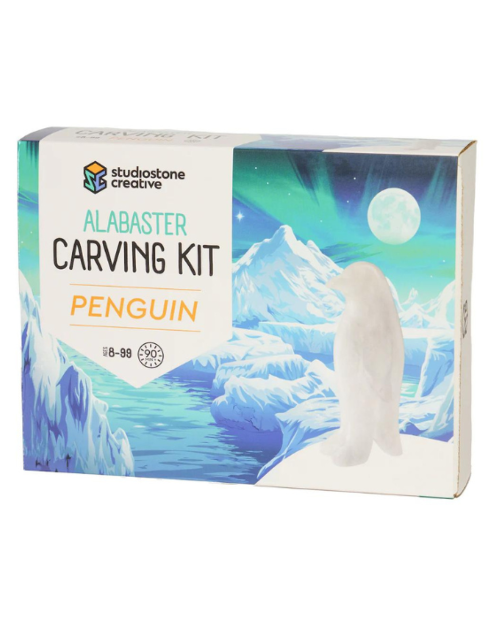 Studiostone Creative - Penguin Alabaster Carving Kit