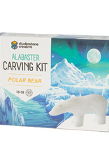 Studiostone Creative - Polar Bear Alabaster Carving Kit