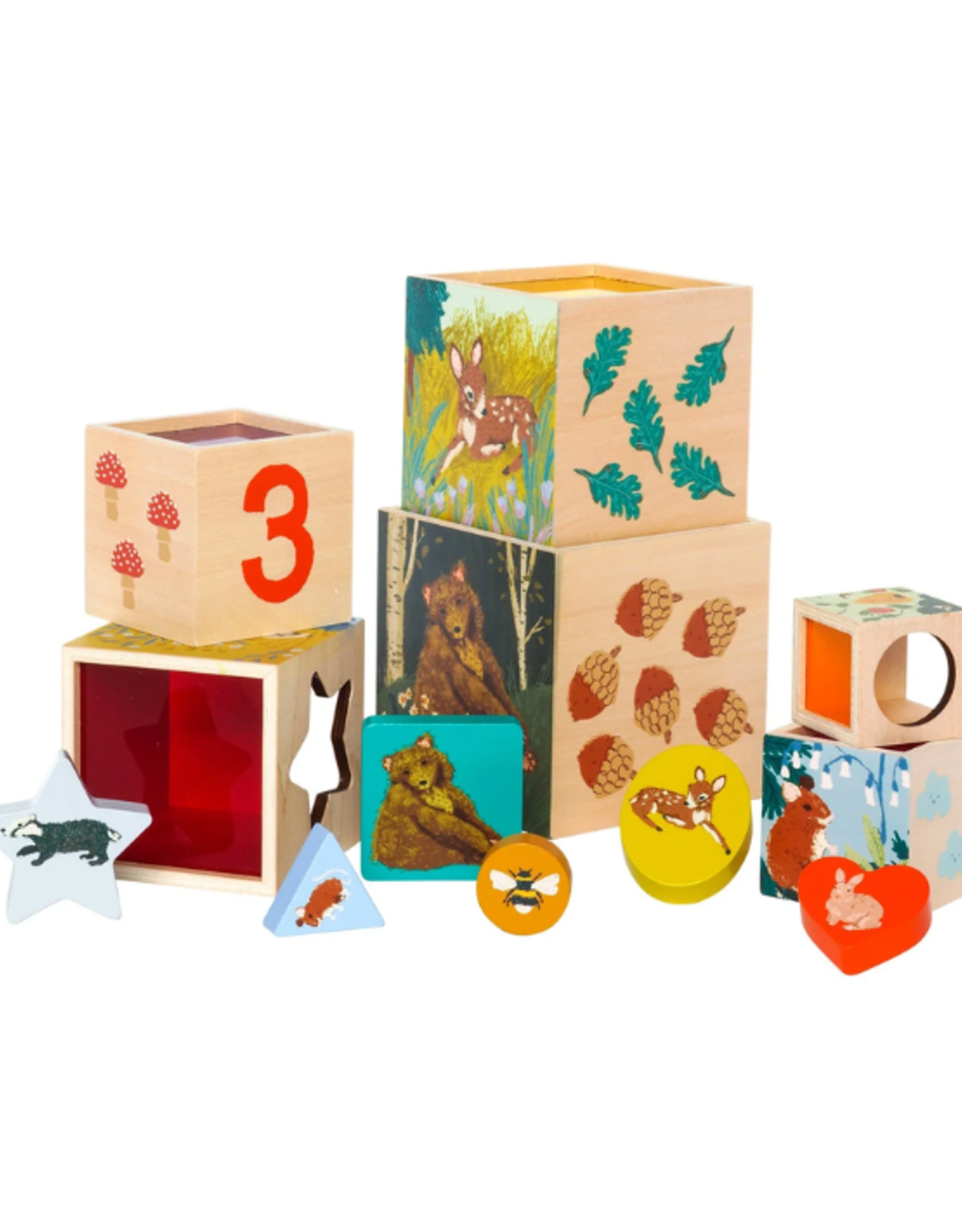 Manhattan Toy Company Manhattan Toy Co. - Enchanted Forest Stacking Blocks