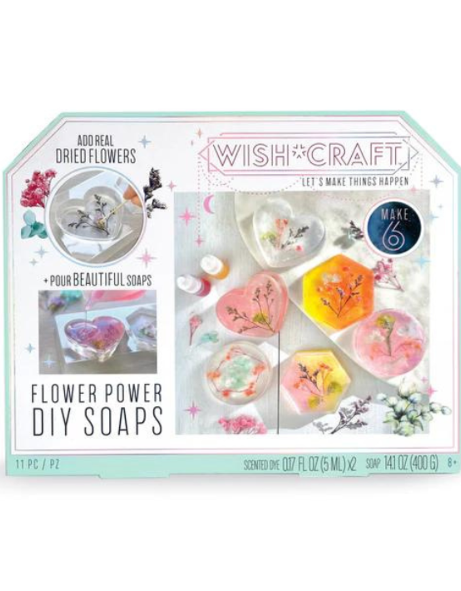 Bright Stripes Bright Stripes - Wish*Craft Flower Power DIY Soaps