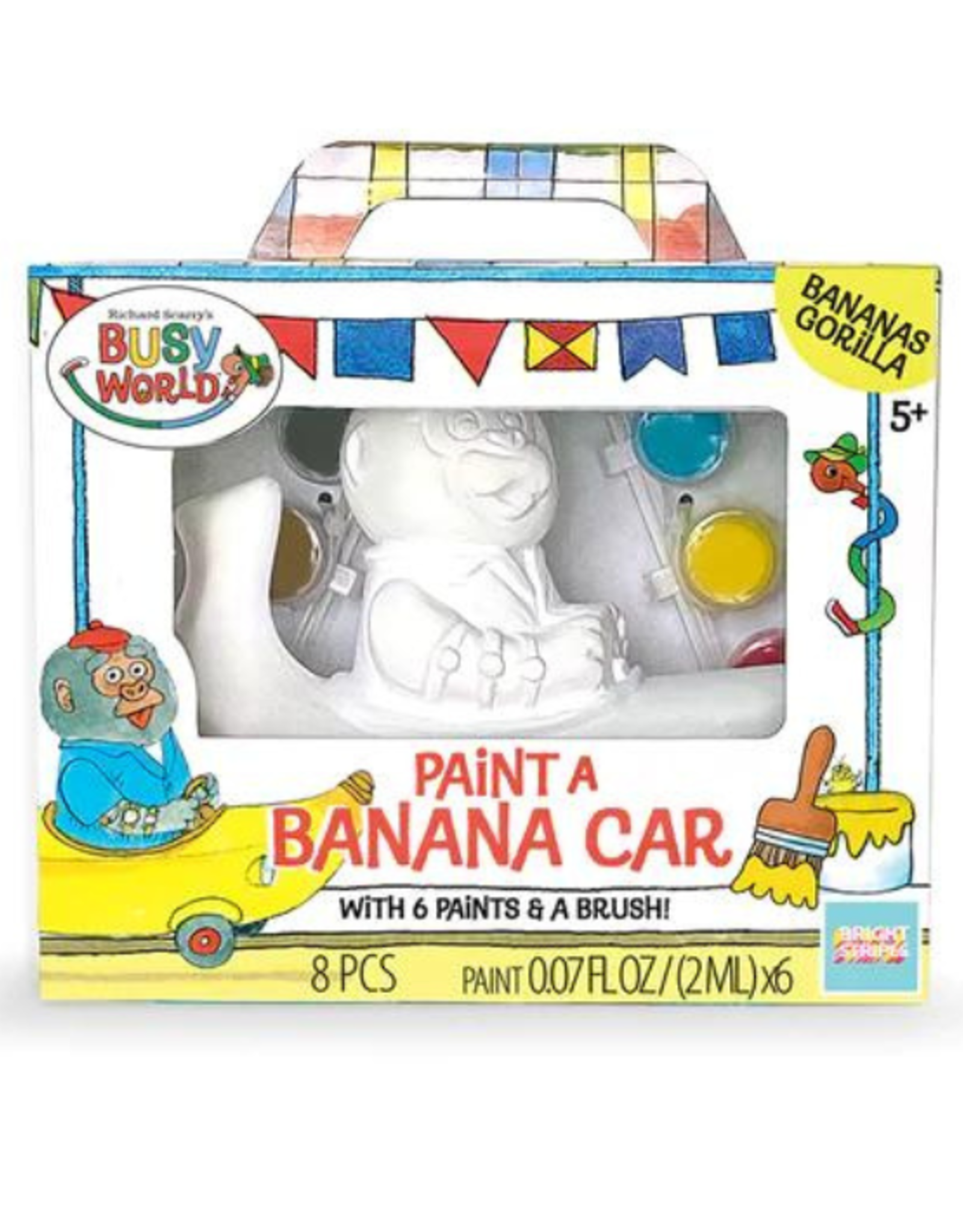 Busy World Richard Scarry's Busy World - Paint A Banana Car: Bananas Gorilla