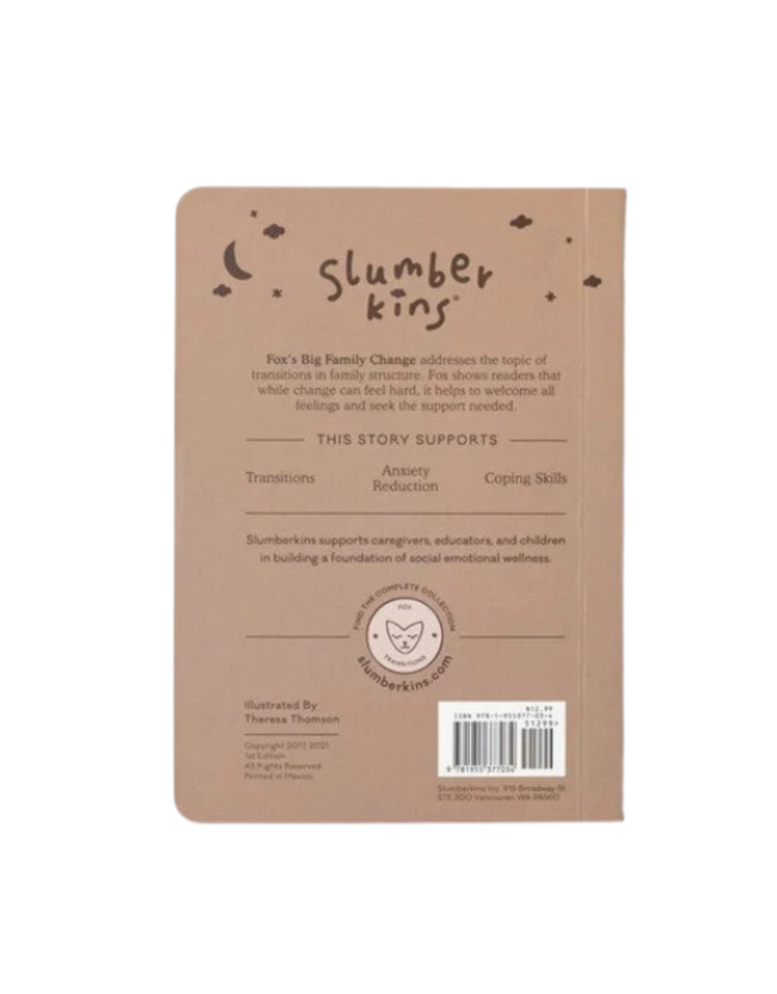 Slumberkins Slumberkins - Fox's Big Family Change: A Lesson in Change Book