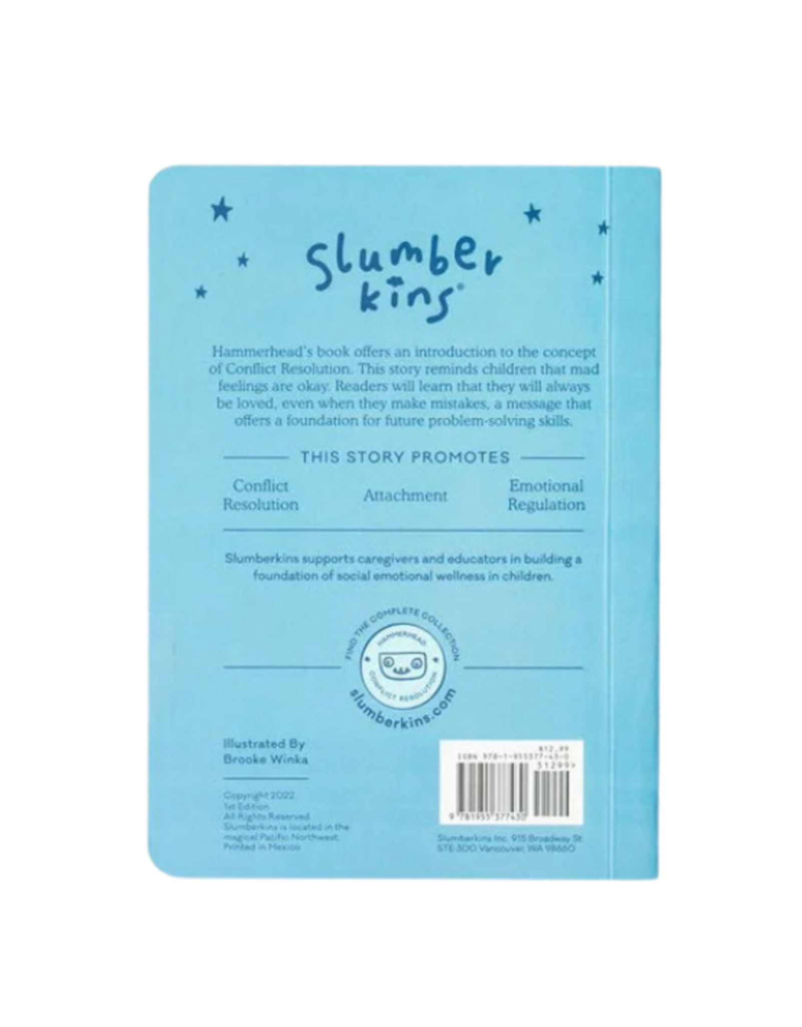 Slumberkins Slumberkins - Hammerhead, Mad's Not Bad: An Introduction to Conflict Resolution Book