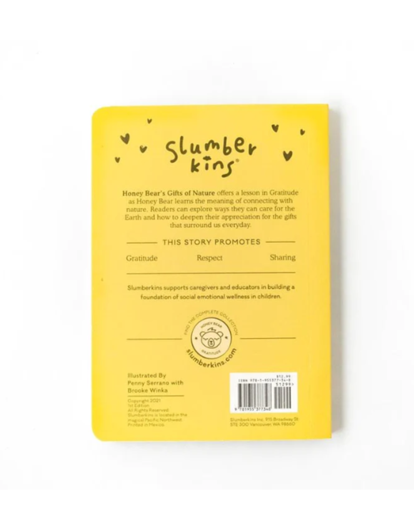 Slumberkins Slumberkins - Honey Bear's Gifts Of Nature: A Lesson in Gratitude Book