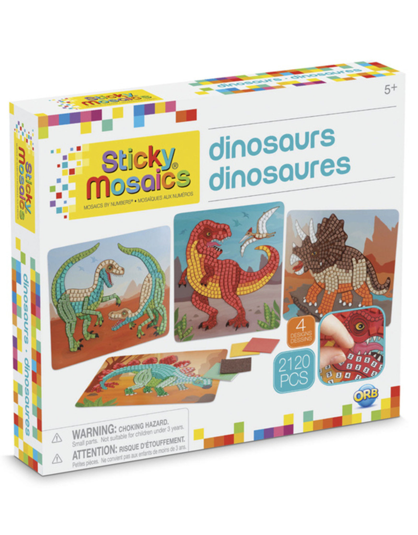 ORB Orb - Sticky Mosaics Dinosaurs
