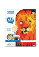 The Abstract Athlete The Abstract Athlete - Get Stacked Paint and Puzzle Kit Mighty Lion