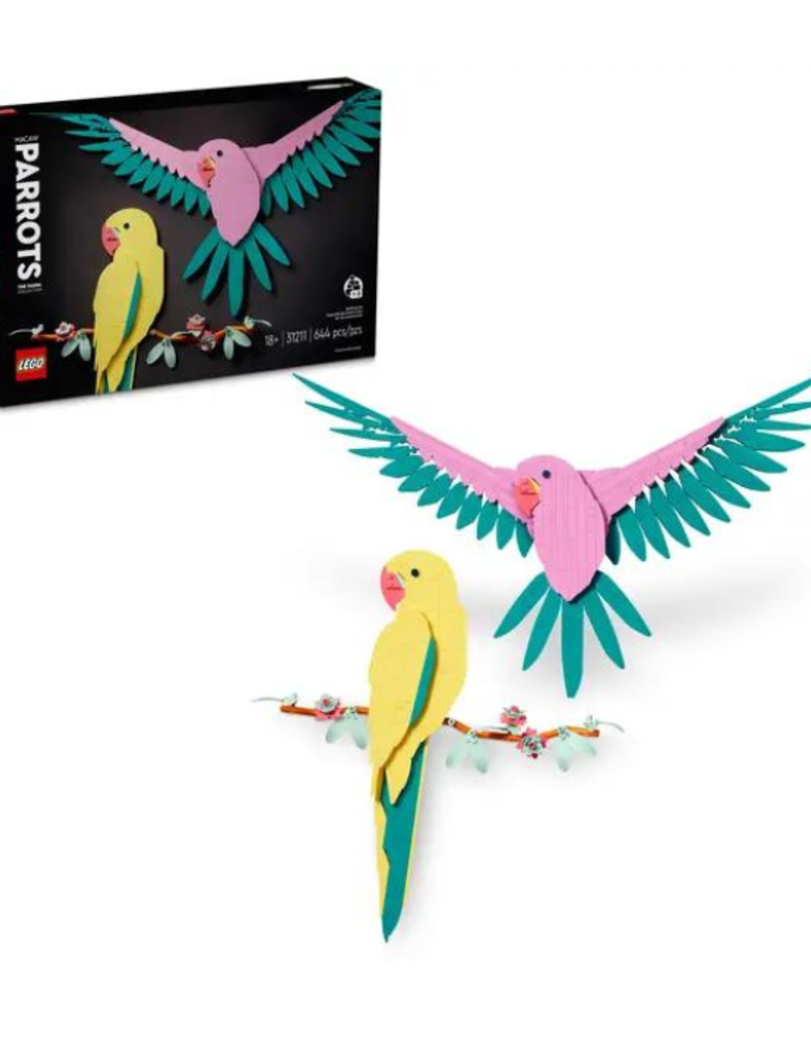 Lego Lego - Art - 31211 - The Fauna Collection – Macaw Parrots