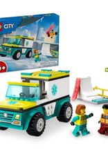 Lego Lego - City - 60403 - Emergency Ambulance and Snowboarder