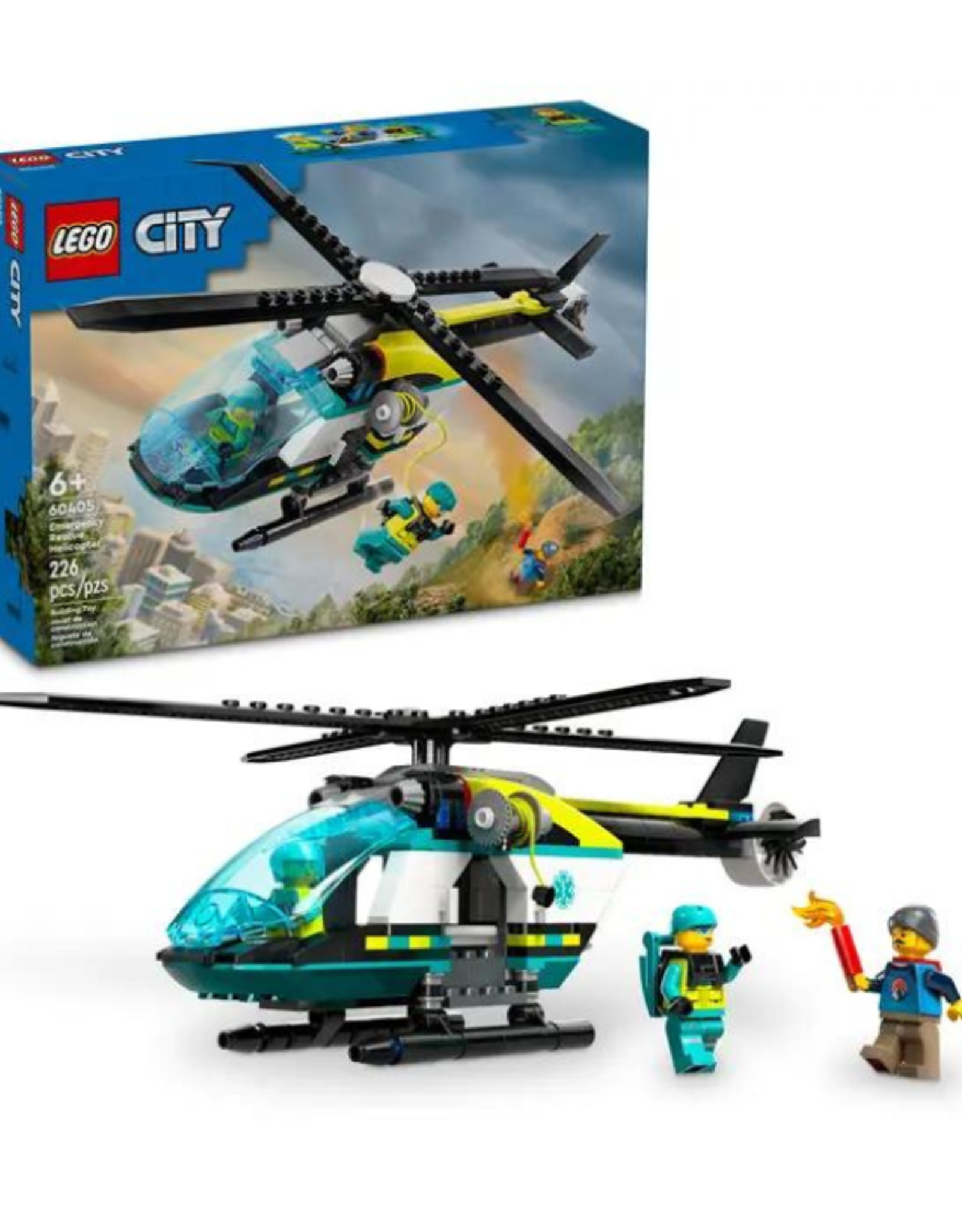 Lego Lego - City - 60405 - Emergency Rescue Helicopter