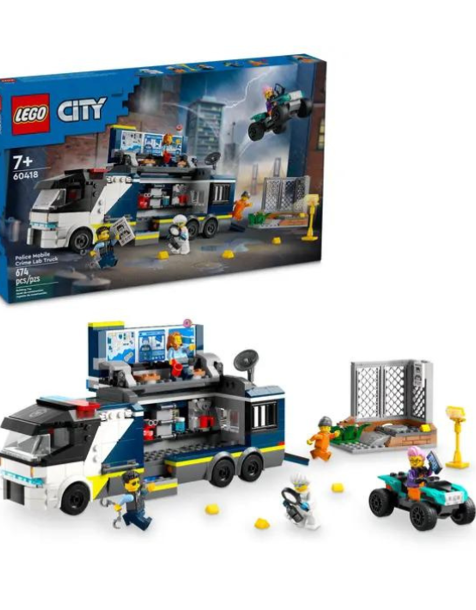 Lego Lego - City - 60418 - Police Mobile Crime Lab Truck