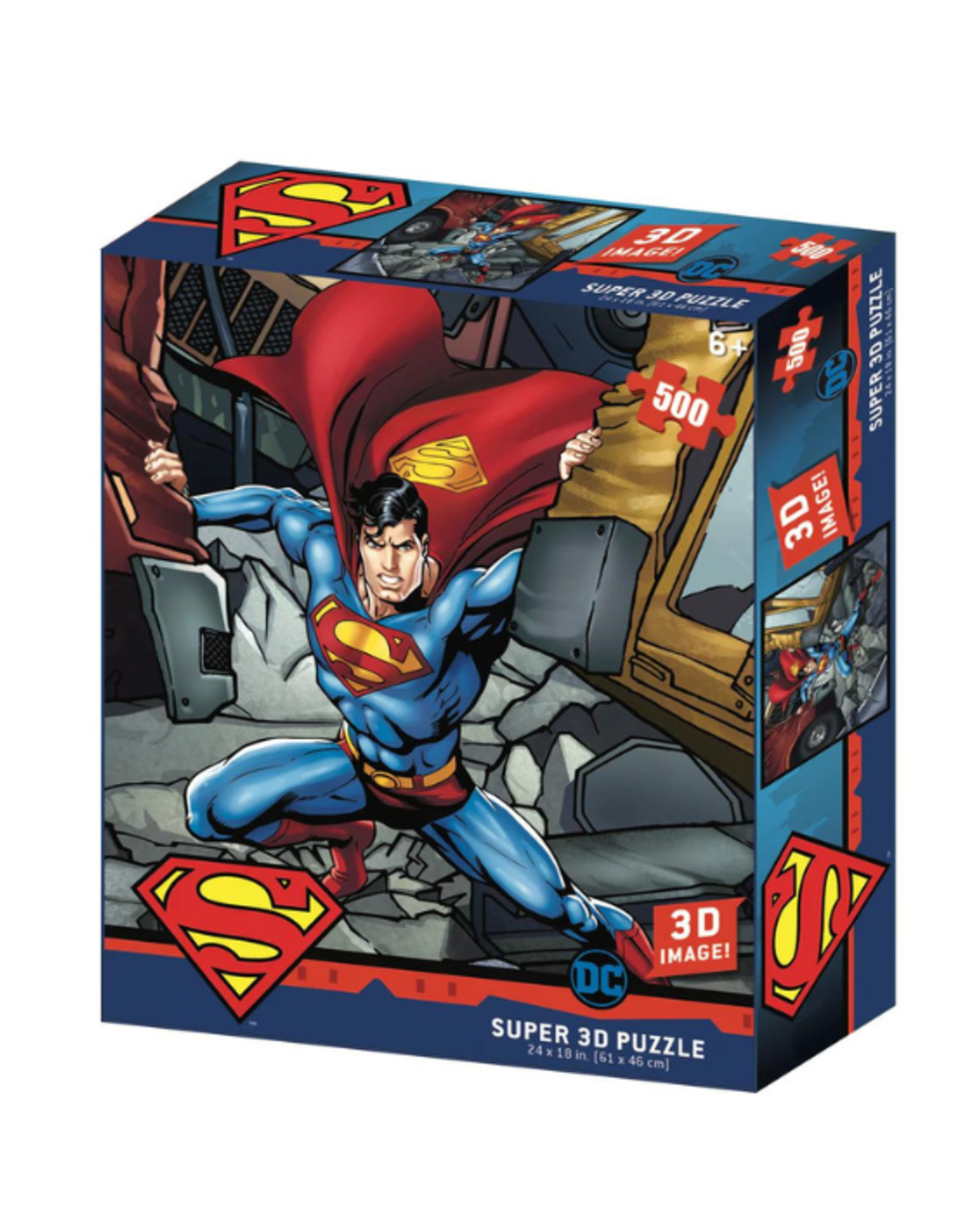 Prime3D Prime3D - Superman Strength DC Comics 3D Jigsaw Puzzle (500pcs)
