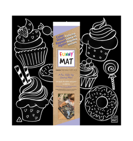 Funny Mat Blackboard Mat Cupcakes