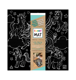 Funny Mat Blackboard Mat Ponies