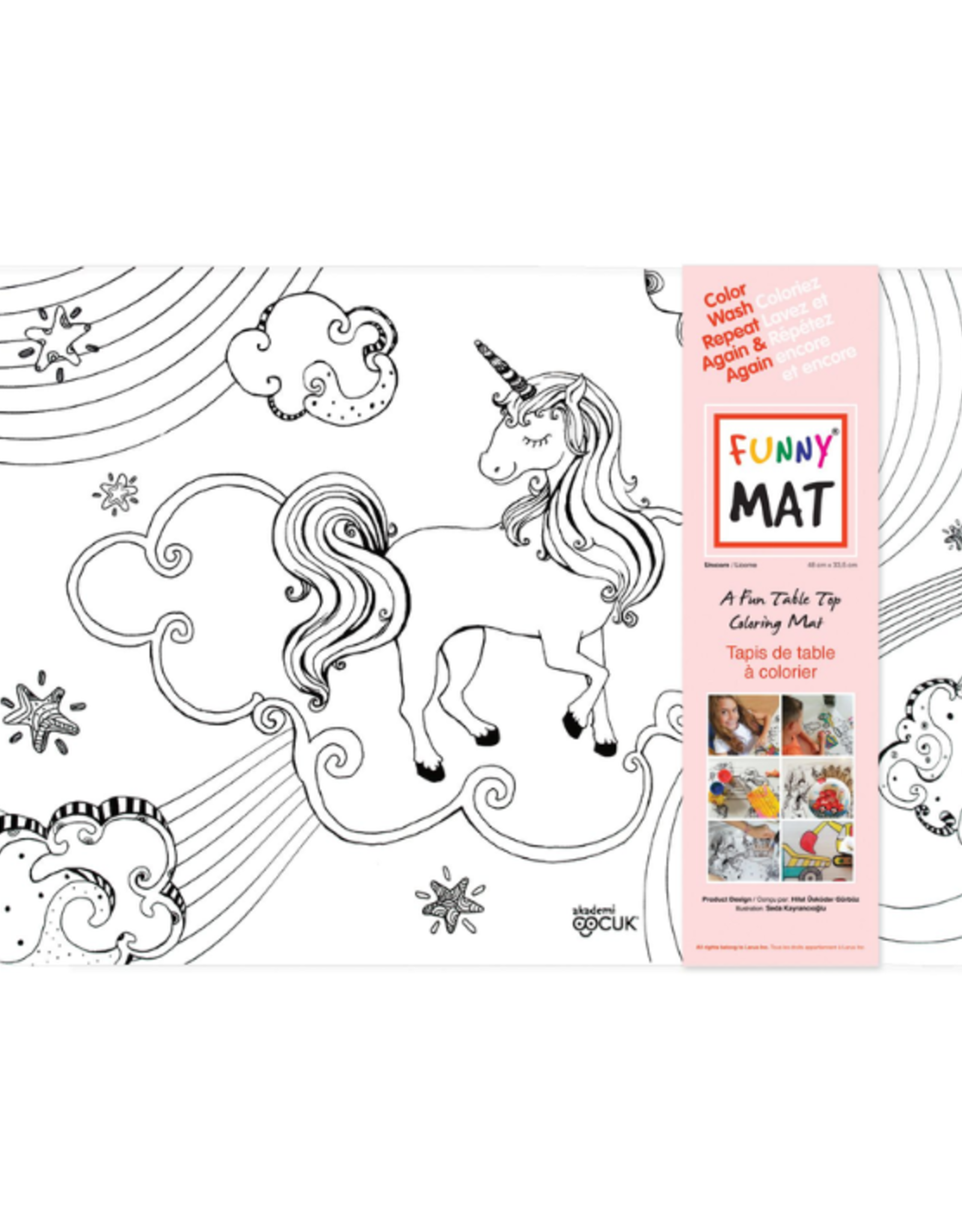 Funny Mat Funny Mat - Clear Mat - Unicorn
